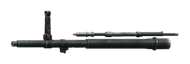 Ствол 368мм со складной мушкой для HK 416 5.56x45