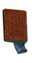 Потрепанная антикварная книга