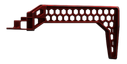 Приклад Гексагон "Кочерга" для АКМ/АК-74 (Anodized Red)
