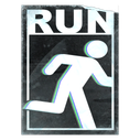 Плакат RUN
