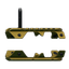 Крепление Strike Industries "Gridlok" со складной мушкой для AR-15 (Желтое)