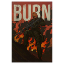 Плакат Burn