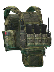 Чехол для бронеплит Stich Profi "Plate Carrier вер.2" (A-TACS FG) Разобранное