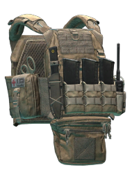 Чехол для бронеплит Stich Profi "Plate Carrier вер.2" (Coyote) Разобранное
