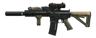 Штурмовая винтовка Colt M4A1 5.56x45 SOPMOD II Flash